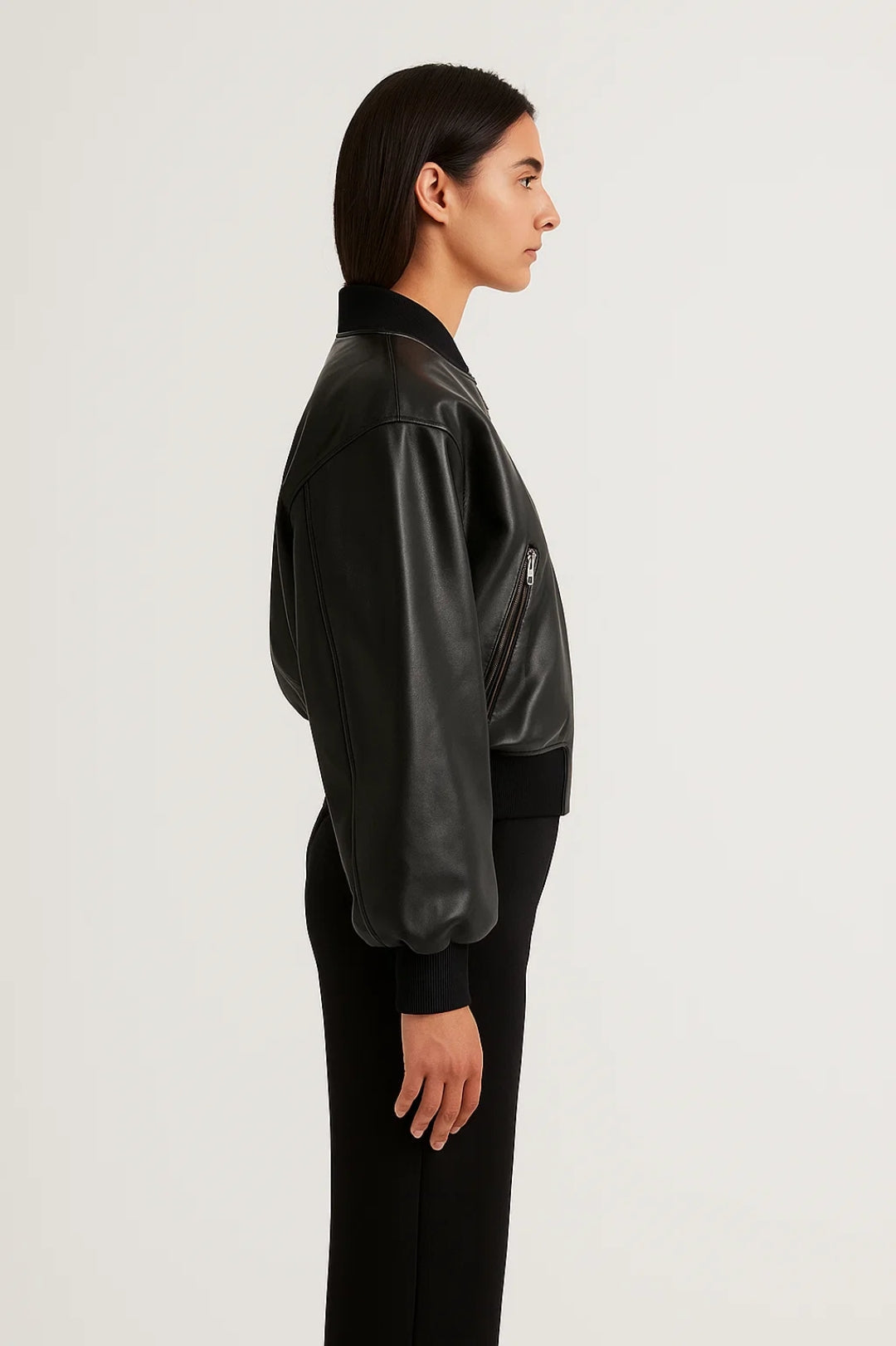 Bomberjacke Damen | Kurzer Schnitt mit Reißverschluss | Urbaner Look