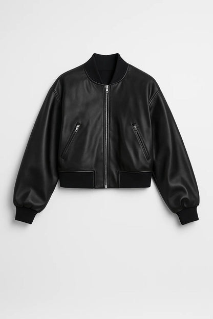 Bomberjacke Damen | Kurzer Schnitt mit Reißverschluss | Urbaner Look