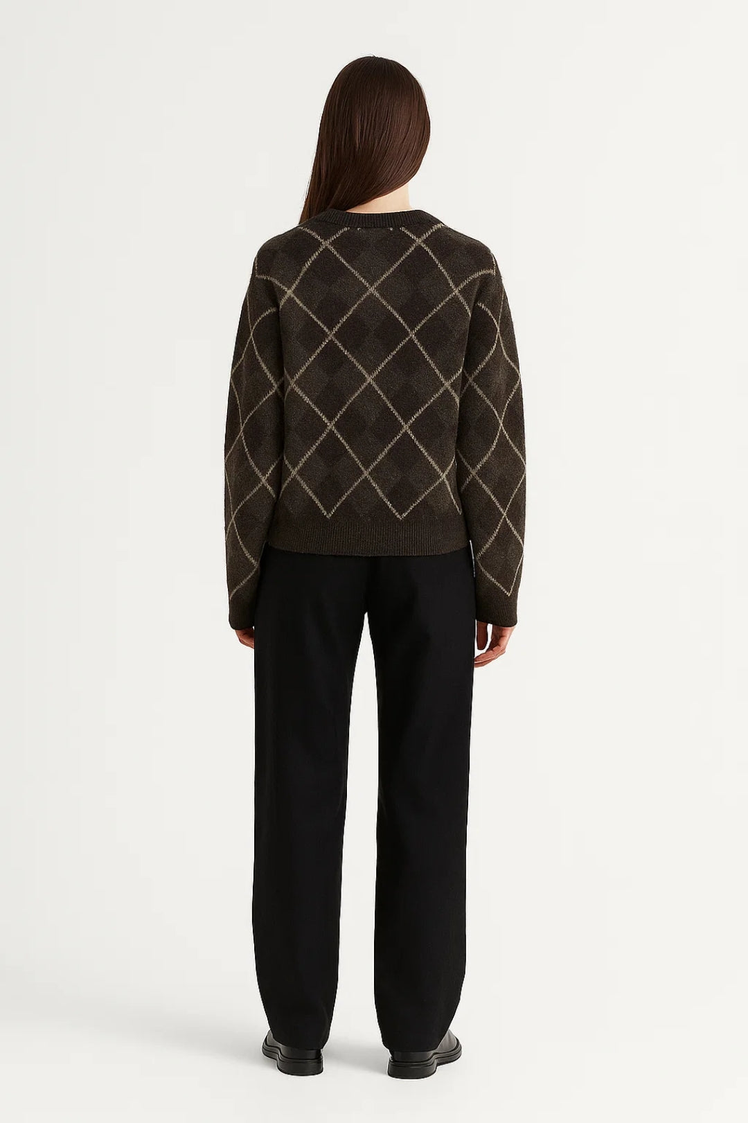 Pullover | Rautenmuster | Klassische Eleganz