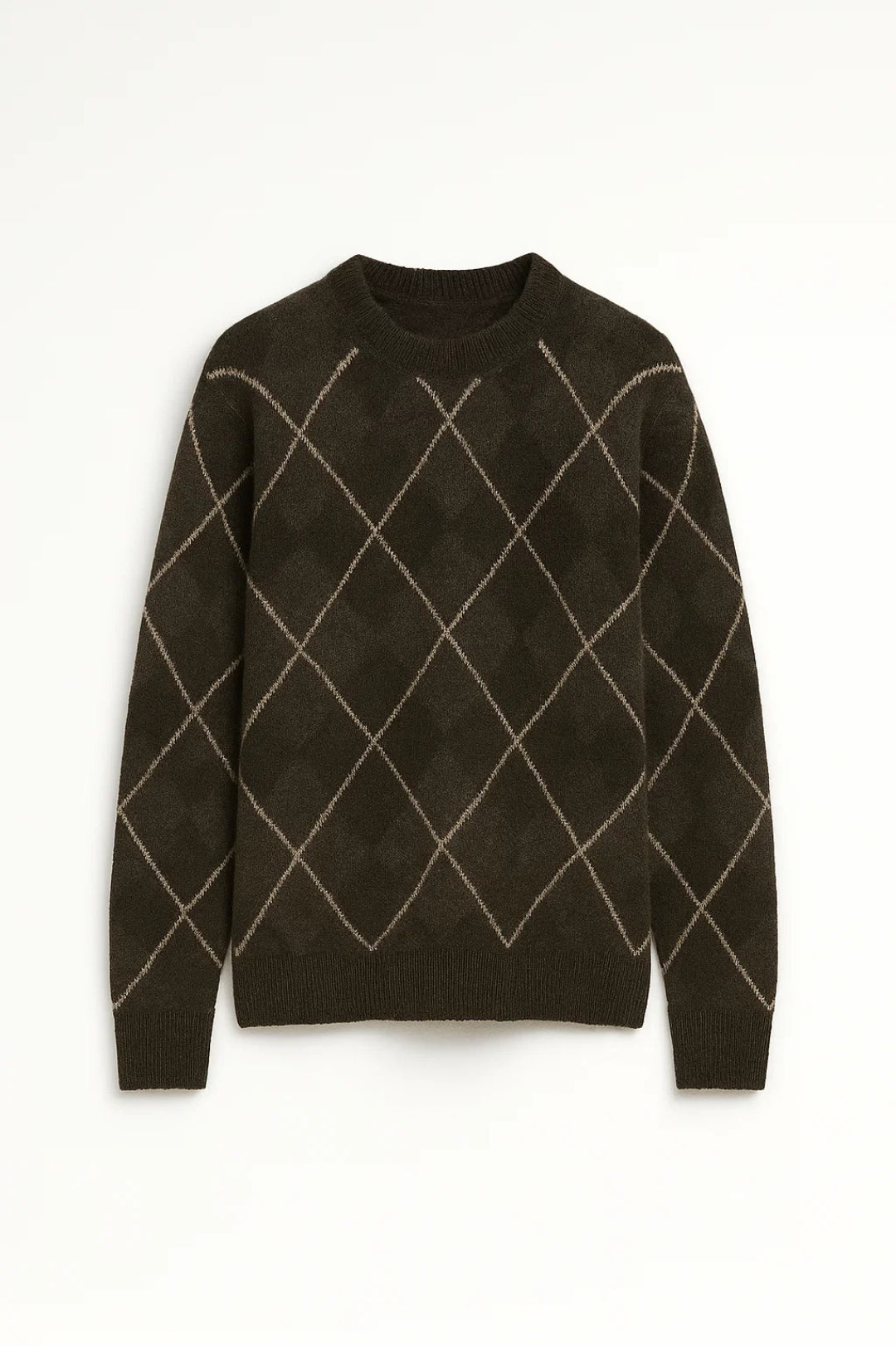 Pullover | Rautenmuster | Klassische Eleganz