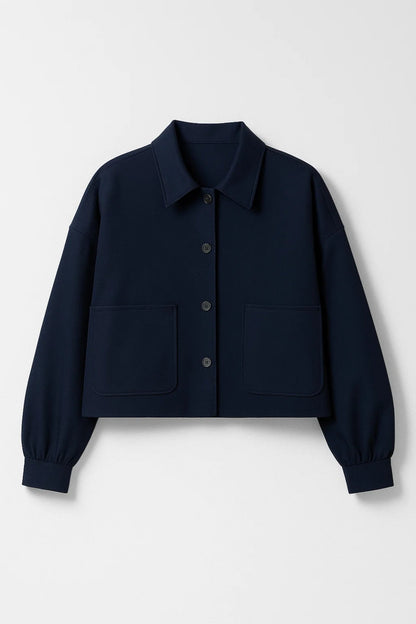 Kurzjacke mit Knopfleiste | Cropped Fit | Zeitloser Look
