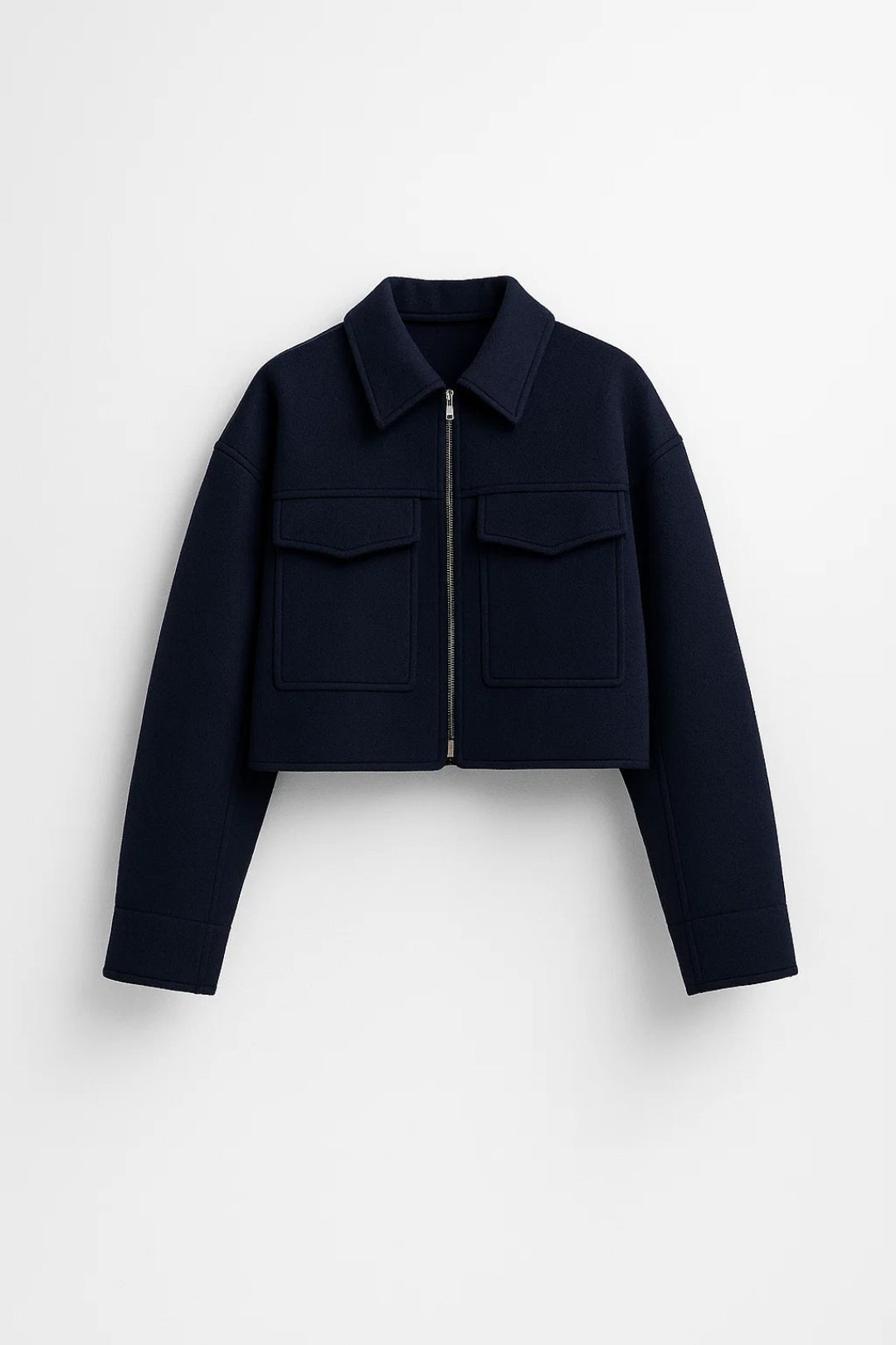 Kurzjacke | Dunkelblau | Elegant und Zeitlos