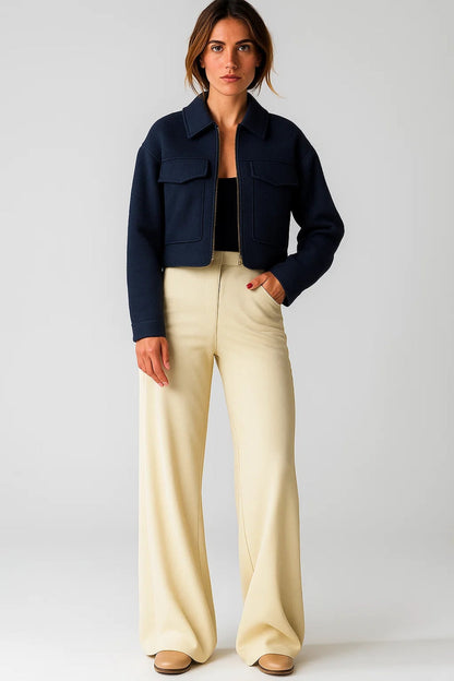 Kurzjacke | Dunkelblau | Elegant und Zeitlos