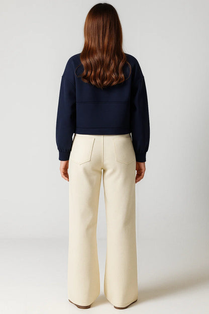 Kurzjacke mit Knopfleiste | Cropped Fit | Zeitloser Look