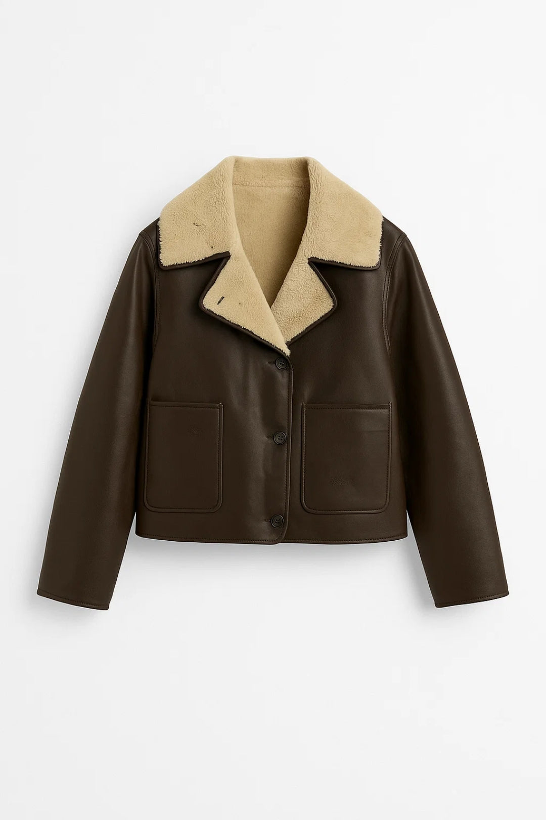 Kurze Jacke | Klassischer Schnitt mit Kragen | Zeitlose Eleganz