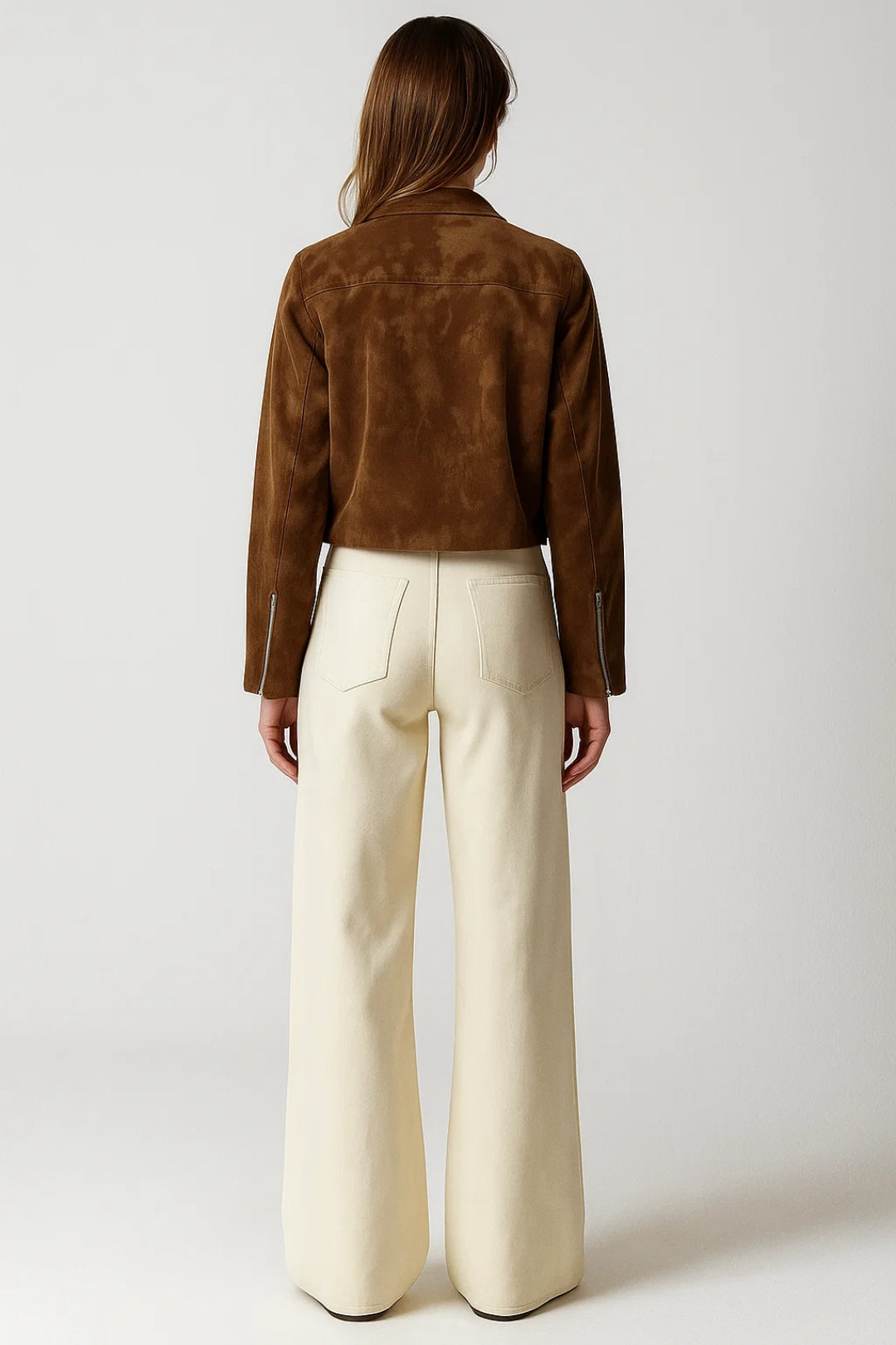 Wildlederjack | Kurz geschnitten | Herbstlich und Stilvoll