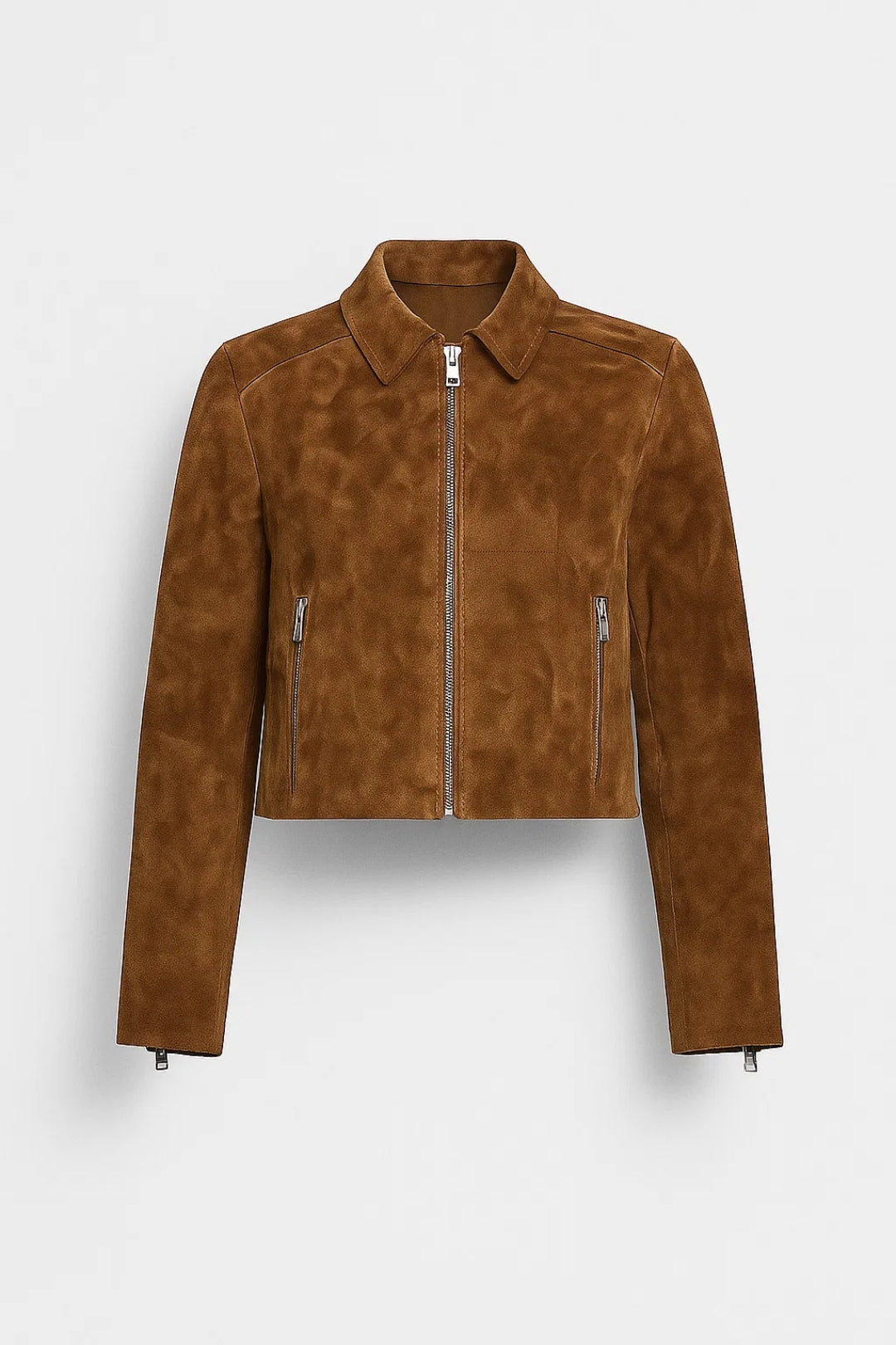 Wildlederjack | Kurz geschnitten | Herbstlich und Stilvoll
