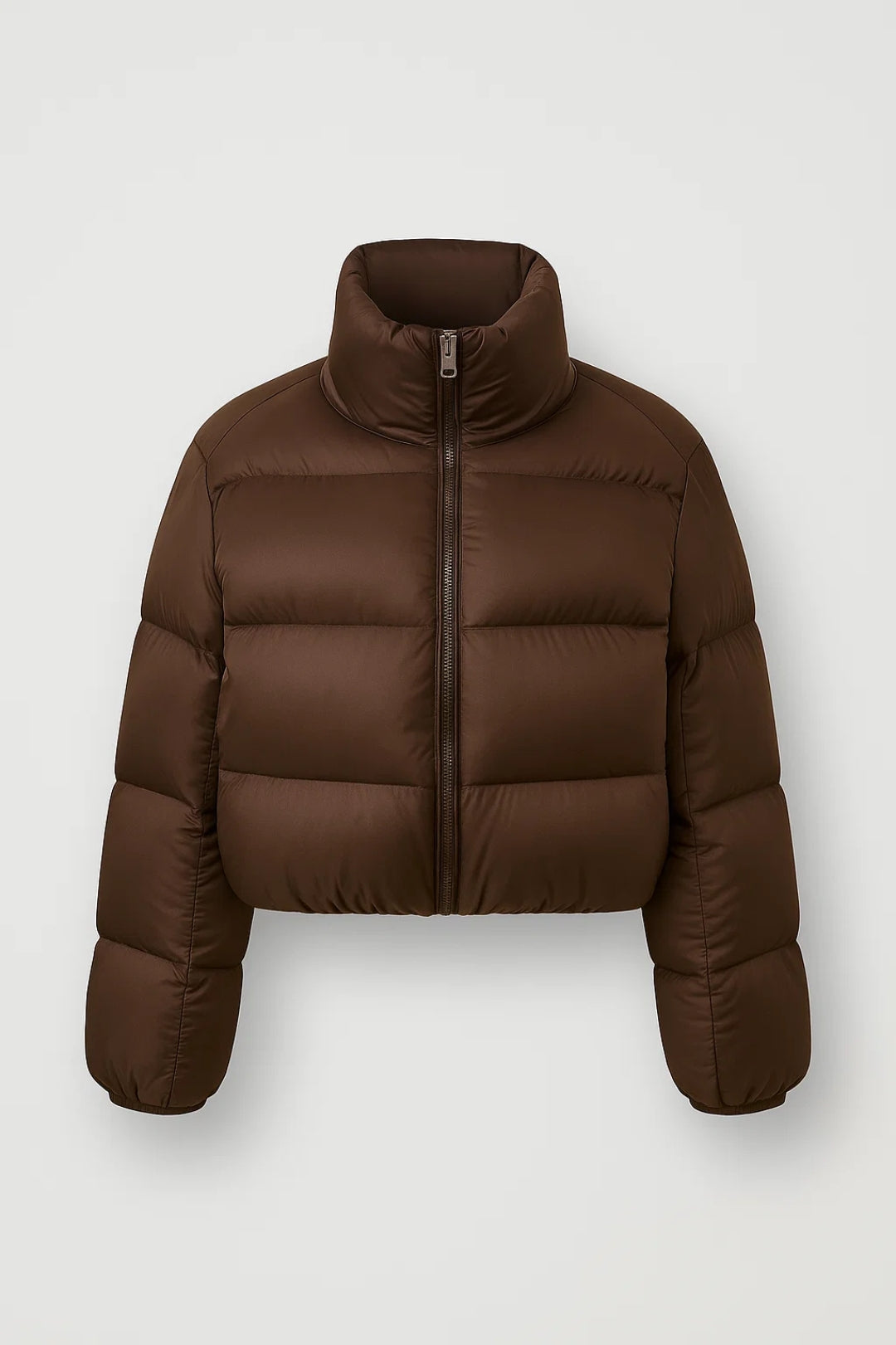 Kurze Damen Steppjacke mit Stehkragen | Minimalistisches Design | Wärmend und Vielseitig