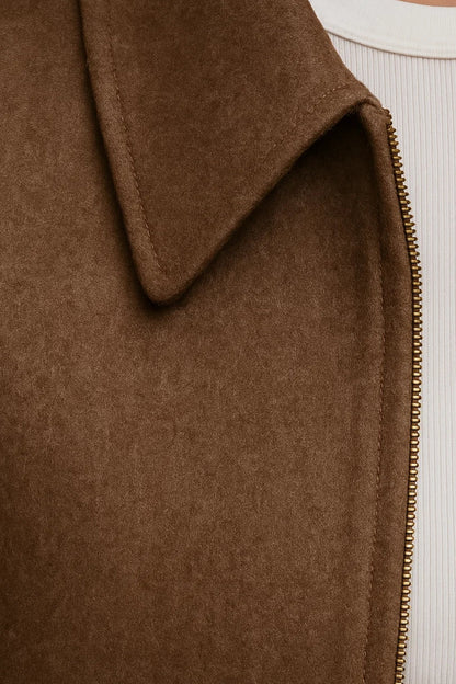 Kurzjacke mit weitem Schnitt | Cropped Design | Minimalistischer Look