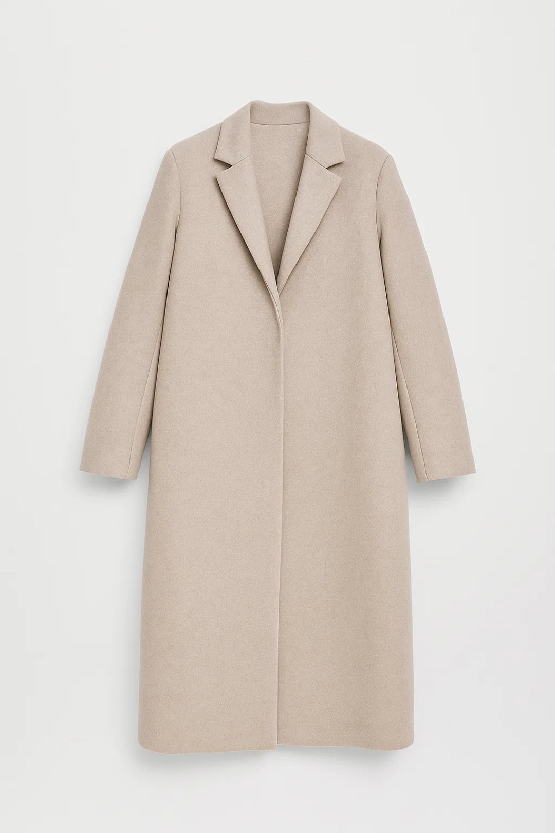 Mantel mit Reverskragen | Gerader Schnitt | Schlicht und elegant