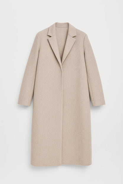 Mantel mit Reverskragen | Gerader Schnitt | Schlicht und elegant