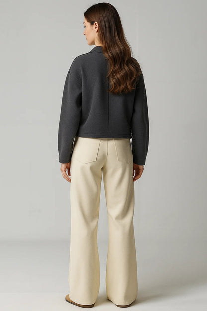 Kurzjacke | Dunkelgrau | Modern und Vielseitig