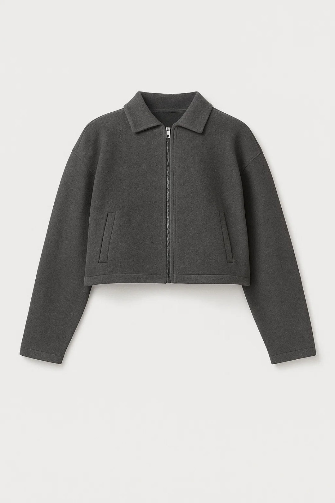 Kurzjacke | Dunkelgrau | Modern und Vielseitig