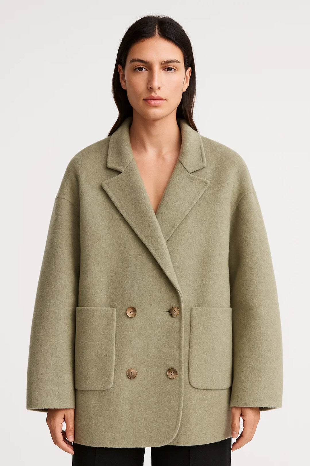 Oversized Blazerjacke | Doppelreihig | Moderner Statement-Look