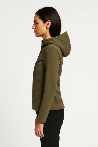 Damen Leichtsteppjacke mit Kapuze | Taillierter Schnitt | Sportlich und Funktional