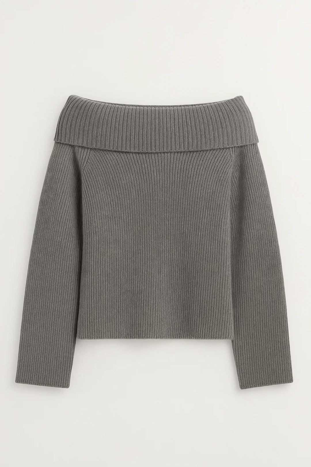 Pullover | Schulterfreier Ausschnitt | Eleganter Stil
