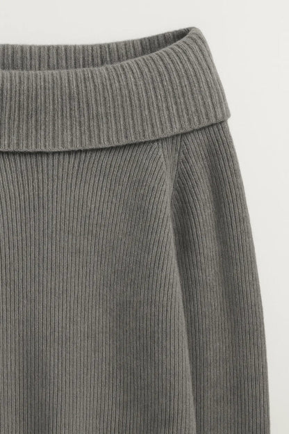 Pullover | Schulterfreier Ausschnitt | Eleganter Stil