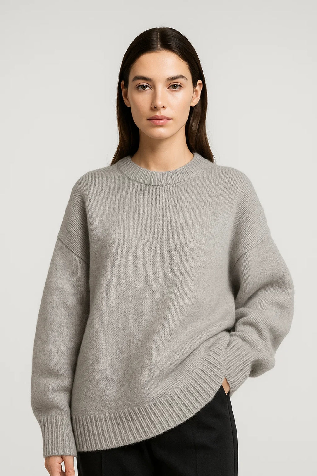 Pullover | Lockere Passform mit Rundhalsausschnitt | Zeitloser Komfort