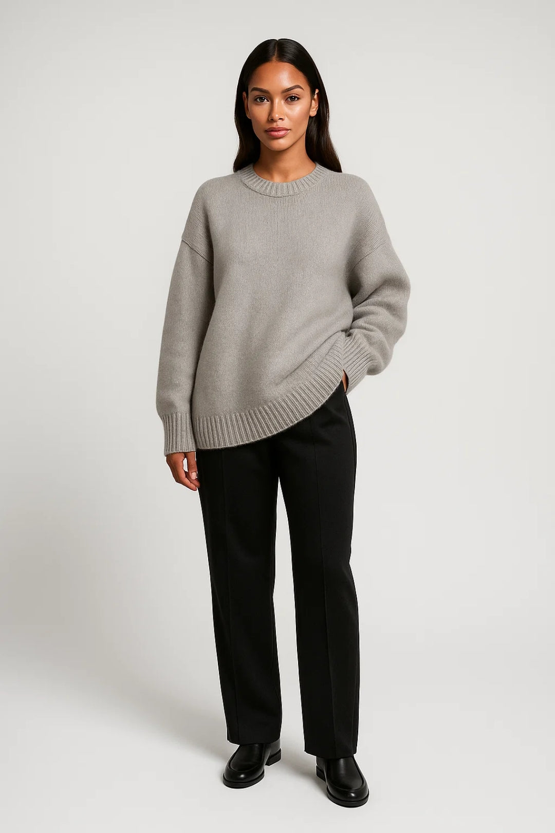 Pullover | Lockere Passform mit Rundhalsausschnitt | Zeitloser Komfort