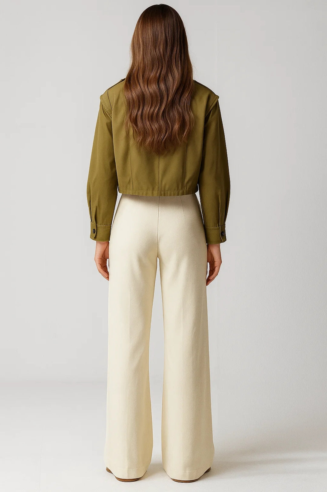 Kurzjacke mit Knopfleiste | Cropped Fit | Zeitloser Look