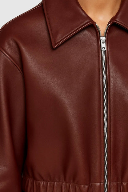 Kurze Jacke | Gerader Schnitt mit Reissverschluss | Schlichte Eleganz