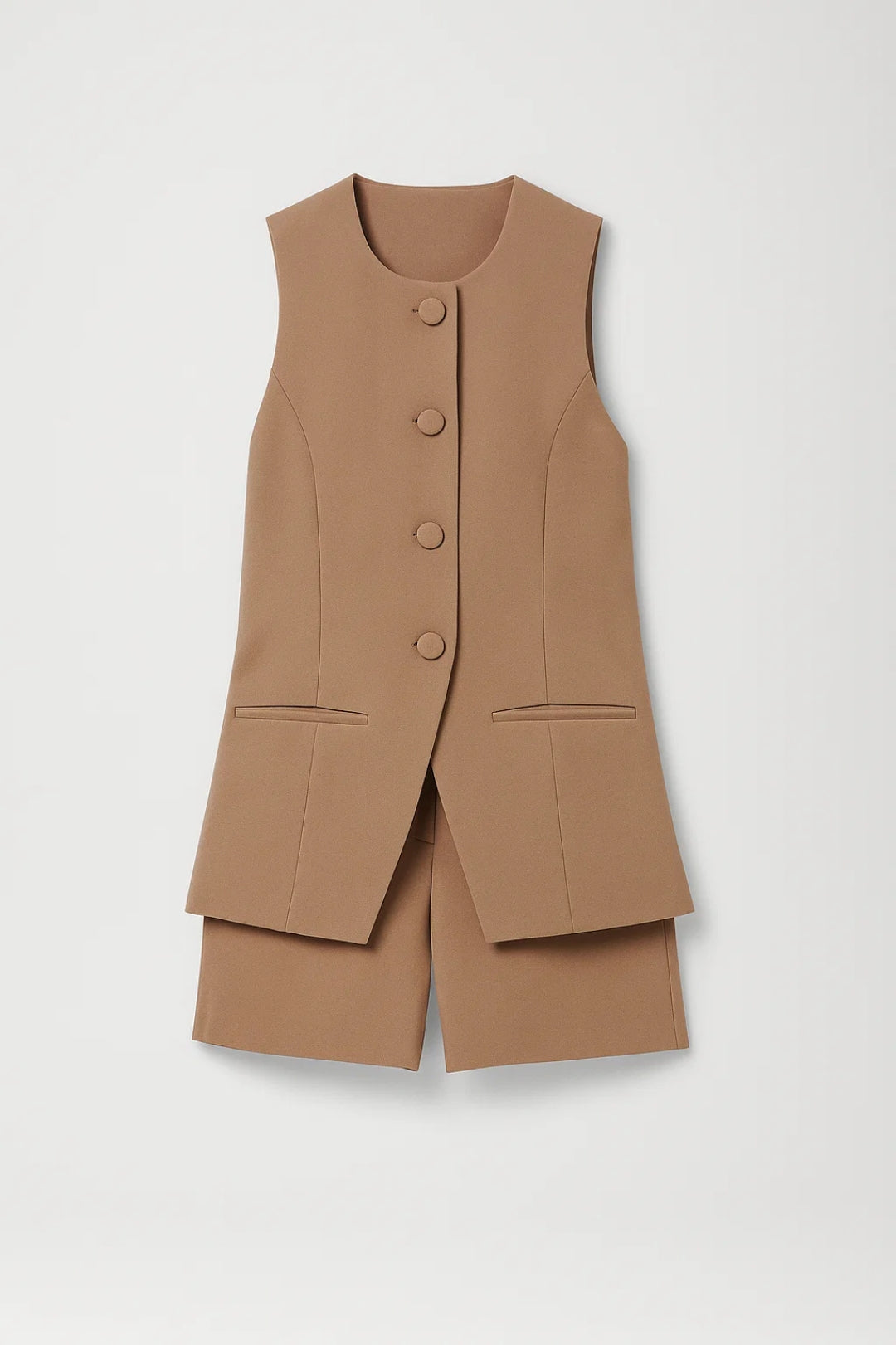 Ärmellose Weste | Eleganter Schnitt | Moderne Schlichtheit