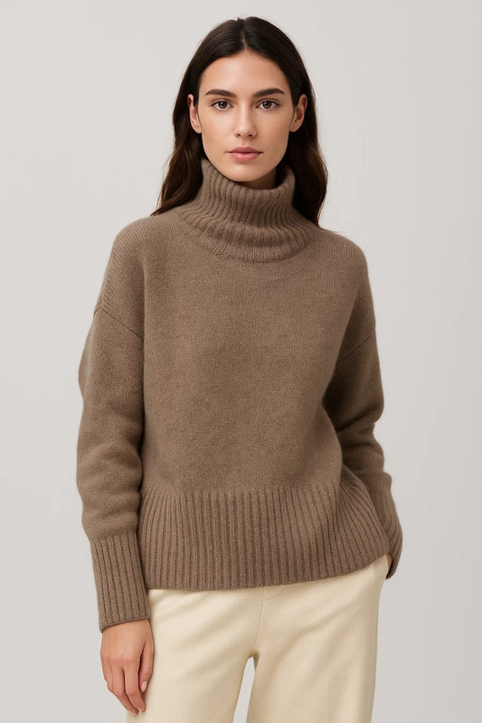 Rollkragenpullover | Lockerer Schnitt | Klassische Eleganz